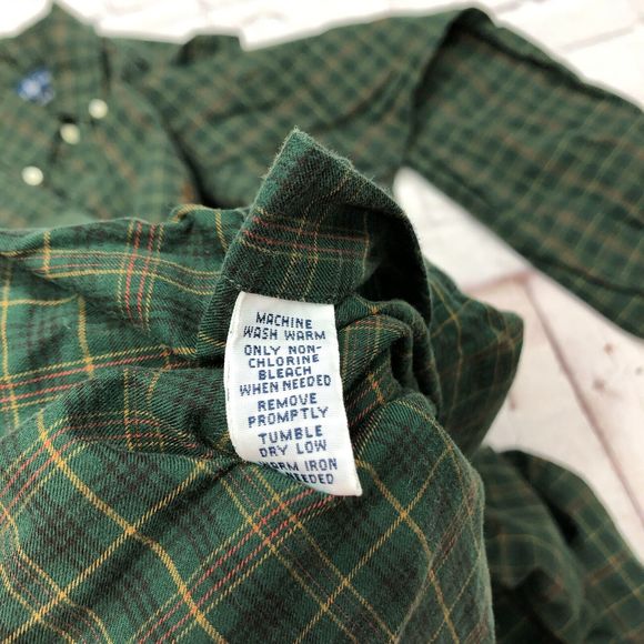 Vintage Ralph Lauren Men Long Sleeve Classic Button Shirt Top Size Large B235 11 - Picture 7 of 14
